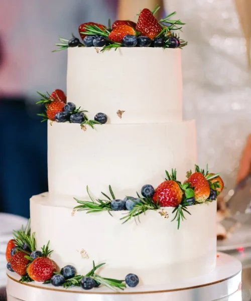 Elegant Wedding Cake by Bravo Patisserie