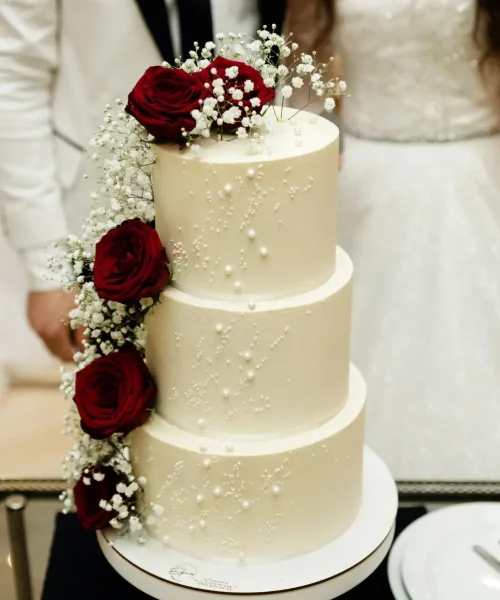 Elegant Wedding Cake by Bravo Patisserie
